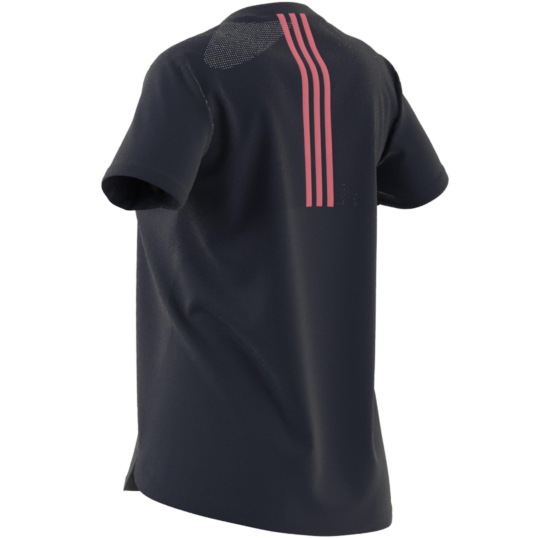 Camiseta de mujer adidas AEROREADY Designed 2 Move 3-Stripes Sport